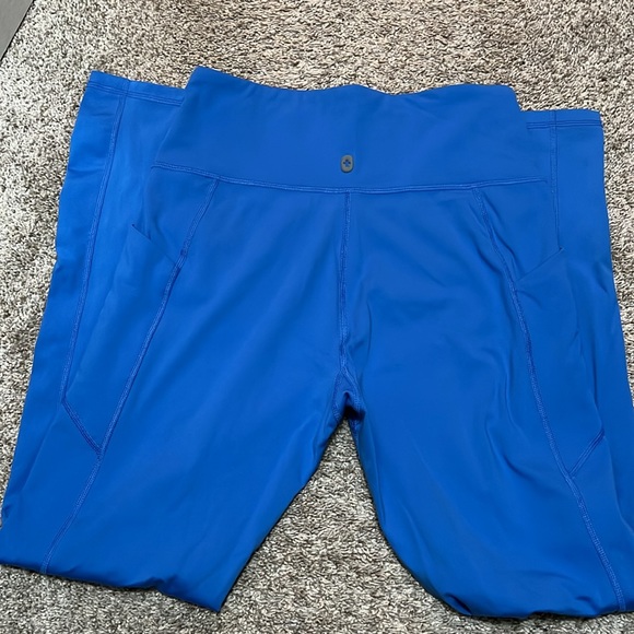 Figs Underscrub leggings Capri Blue Size M - Picture 3 of 10